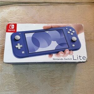 Nintendo Switch Lite Blue With 2 games